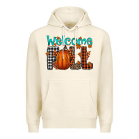 Tofu Welcome Fall Premium Hoodie - CowhideDigitalArt