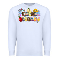 White teacher squad Premium Sweatshirt - AdoDesignShop