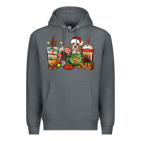 Rock Christmas coffee cups with Beagle Premium Hoodie - RanaPortraitStore