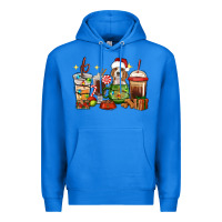 True Royal Christmas coffee cups with Beagle Premium Hoodie - RanaPortraitStore