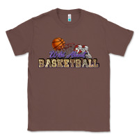 Chestnut Wild about Basketball Classic Tee - HowdyJamesFarm