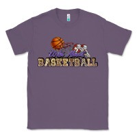 Lavender Wild about Basketball Classic Tee - HowdyJamesFarm