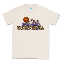Natural Wild about Basketball Classic Tee - HowdyJamesFarm