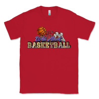 Red Wild about Basketball Classic Tee - HowdyJamesFarm
