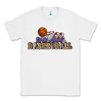 White Wild about Basketball Classic Tee - HowdyJamesFarm