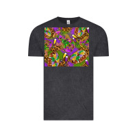 Vintage Black Mardi Gras with crabs tumbler Vintage Tee - HowdyJamesFarm