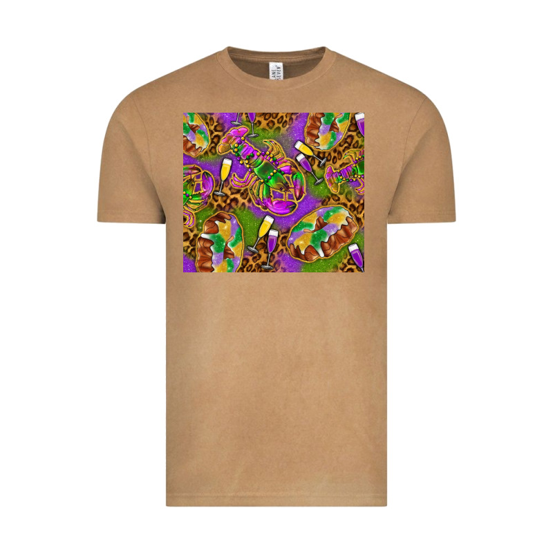 Mardi Gras With Crabs Tumbler Vintage Tee by HowdyJamesFarm | Teevron