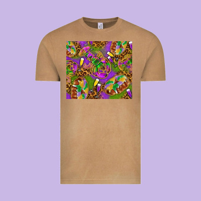 Mardi Gras With Crabs Tumbler Vintage Tee Designed By Howdyjamesfarm