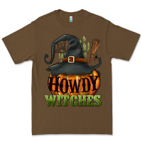 Cacao Howdy witches Premium Tee - NancyCooperArtShop