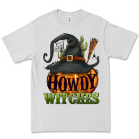 Dove Grey Howdy witches Premium Tee - NancyCooperArtShop
