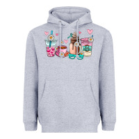 Heather Grey mom coffee cup Heavyweight Hoodie - AdoDesignShop
