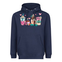 Navy mom coffee cup Heavyweight Hoodie - AdoDesignShop