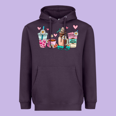 Mom Coffee Cup Heavyweight Hoodie Designed By Adodesignshop