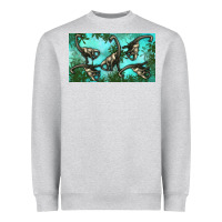 Heather Grey brachiosaurus  sippy cup Heavyweight Sweatshirt - Artiststas