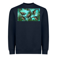 Navy brachiosaurus  sippy cup Heavyweight Sweatshirt - Artiststas