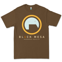 Cacao Black Mesa Research Facility T-Shirt Premium Tee - maiPhamDesign