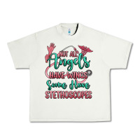 Pistachio not all angels have wings some have stethoscopes Urban Heavy Tee - RanaPortraitStore