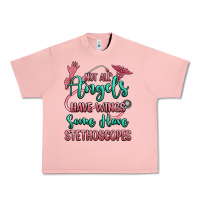 Salmon not all angels have wings some have stethoscopes Urban Heavy Tee - RanaPortraitStore