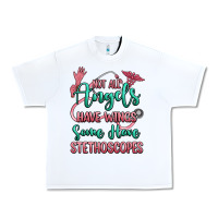 White not all angels have wings some have stethoscopes Urban Heavy Tee - RanaPortraitStore
