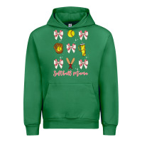 Emerald softball coquette bow Urban Hoodie - JahusDesignShop