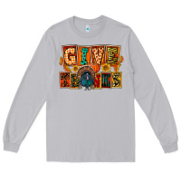 Moon Dust Give Thanks Thanksgiving Long Sleeve Tee - FaDigitalArtStudio