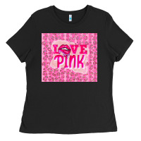 Black love pink Ladies Tee - TumblerDesignByShophia