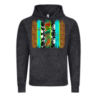 Vintage Black western brushstrokes Vintage Hoodie - OliviaCreatesArt