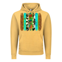 Vintage Mustard western brushstrokes Vintage Hoodie - OliviaCreatesArt