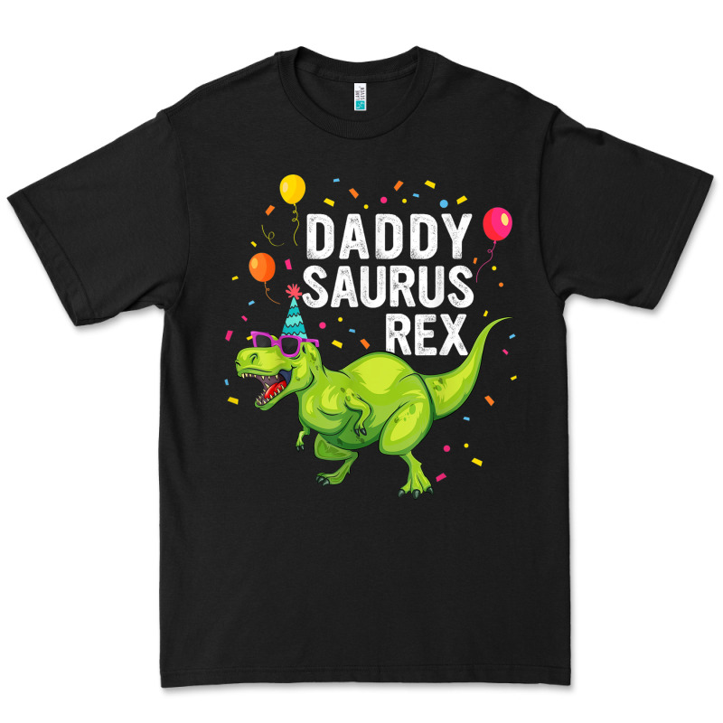 Mens Daddysaurus T Rex Dinosaur Daddy Family Matching Gifts Idea Premium Tee by maiPhamDesign | Teevron