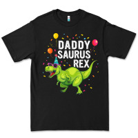 Black Mens Daddysaurus T Rex Dinosaur Daddy Family Matching Gifts Idea Premium Tee - maiPhamDesign