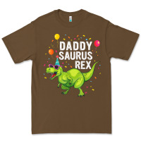 Cacao Mens Daddysaurus T Rex Dinosaur Daddy Family Matching Gifts Idea Premium Tee - maiPhamDesign