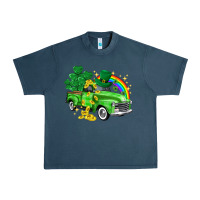 Midnight Navy western truck St. Patrick's Day Urban Heavy Tee - HowdyJamesFarm