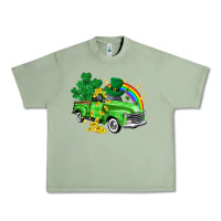 Oil Green western truck St. Patrick's Day Urban Heavy Tee - HowdyJamesFarm