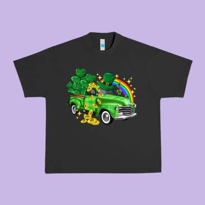 Western Truck St. Patrick's Day Urban Heavy Tee Designed By Howdyjamesfarm