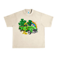 Sandshell western truck St. Patrick's Day Urban Heavy Tee - HowdyJamesFarm