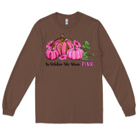 Chestnut in october we wear pink pumpkin and sunflowers Long Sleeve Tee - RanaPortraitStore