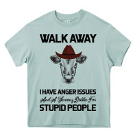 Trusting People Turned Me Into The Heifer I Am Tod  Black Heavy Core Tee | Teevron