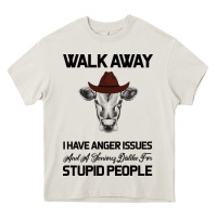 Cream trusting people turned me into the heifer i am tod  black Heavy Core Tee - Bettercallsaul
