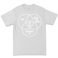 Dove Grey 1984 Brave New World Fahrenheit 451 Conspiracy T-Shirt Premium Tee - maiPhamDesign