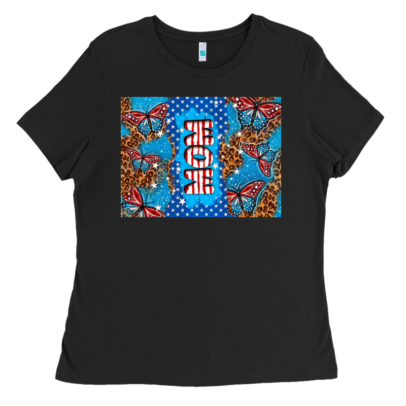 American Mom Ladies Tee by TumblerDesignByShophia | Teevron