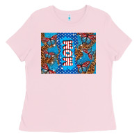 Bubblegum Pink American mom Ladies Tee - TumblerDesignByShophia