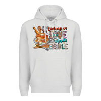 Dove Grey cooking is love made edible Premium Hoodie - CowhideDigitalArt