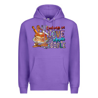 Purple cooking is love made edible Premium Hoodie - CowhideDigitalArt