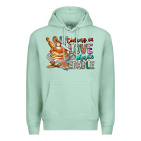 Seafoam cooking is love made edible Premium Hoodie - CowhideDigitalArt