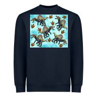 Navy spinosaurus Heavyweight Sweatshirt - Artiststas