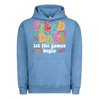 Pigment Pebble Blue field day let the games begin Urban Hoodie - JahusDesignShop