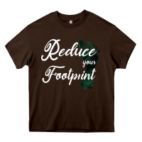 Climate Change Reduce Your Carbon Footprint Gift Heavy Core Tee | Teevron