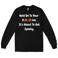 Black spooky halloween women and children Long Sleeve Tee - maiPhamDesign