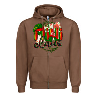 Chestnut mini claus christmas Zipper Hoodie - BarkalooDesign