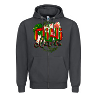 Smoke mini claus christmas Zipper Hoodie - BarkalooDesign